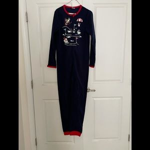 Lands End One Piece Pajamas Onesie size 18